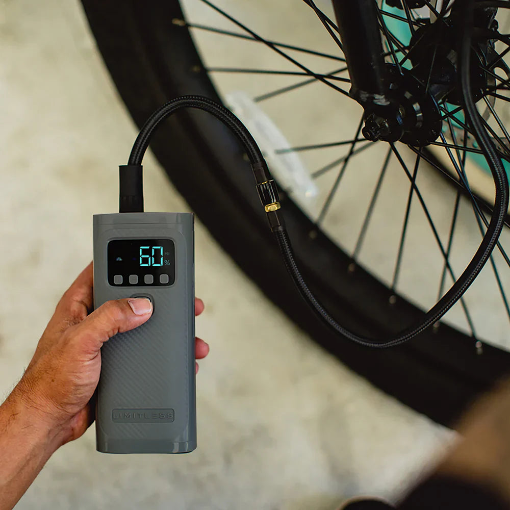 AirPro Go Portable Air Compressor, Power Bank, and Flashlight Bundle with Cable