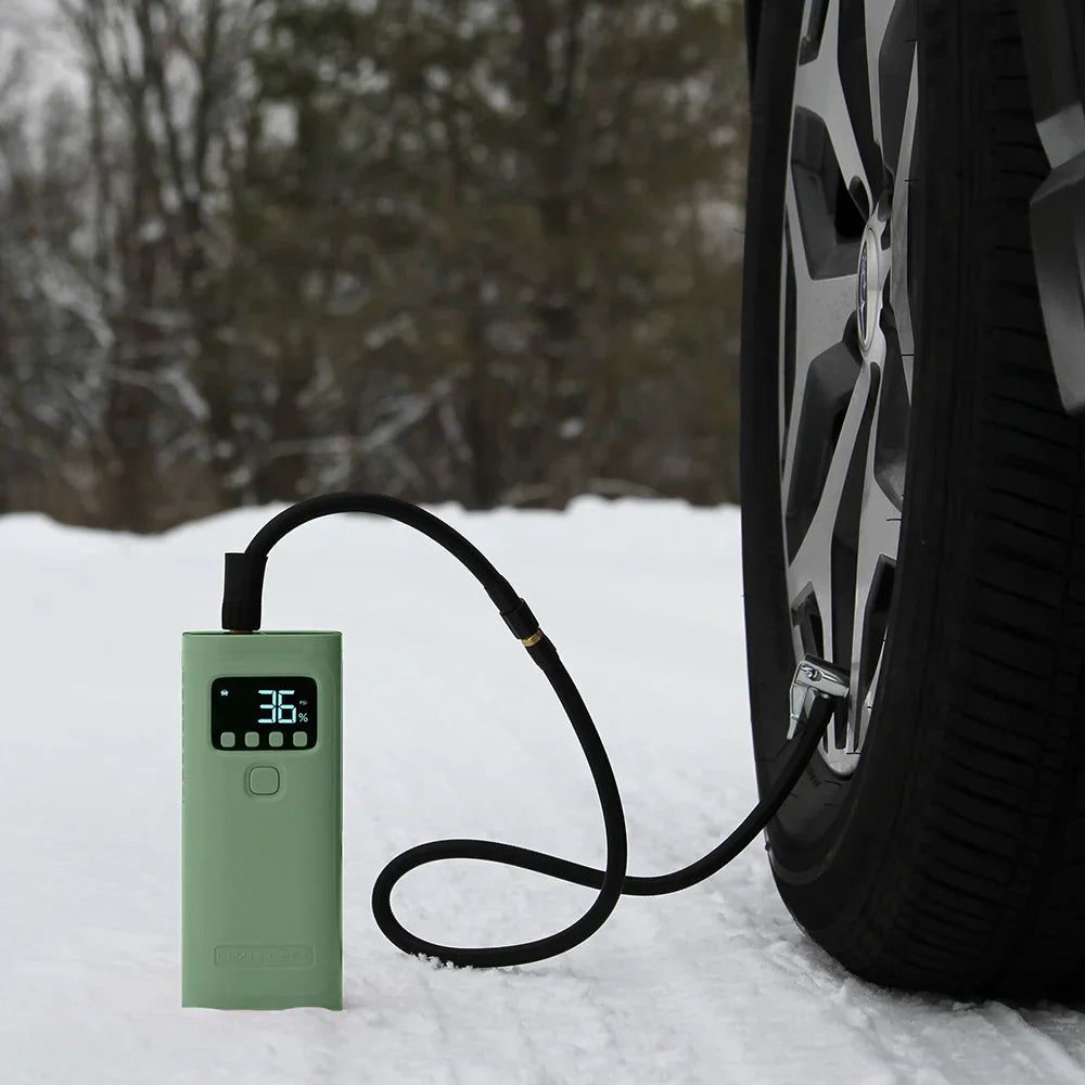AirPro Go Portable Air Compressor, Power Bank, and Flashlight Bundle with Cable