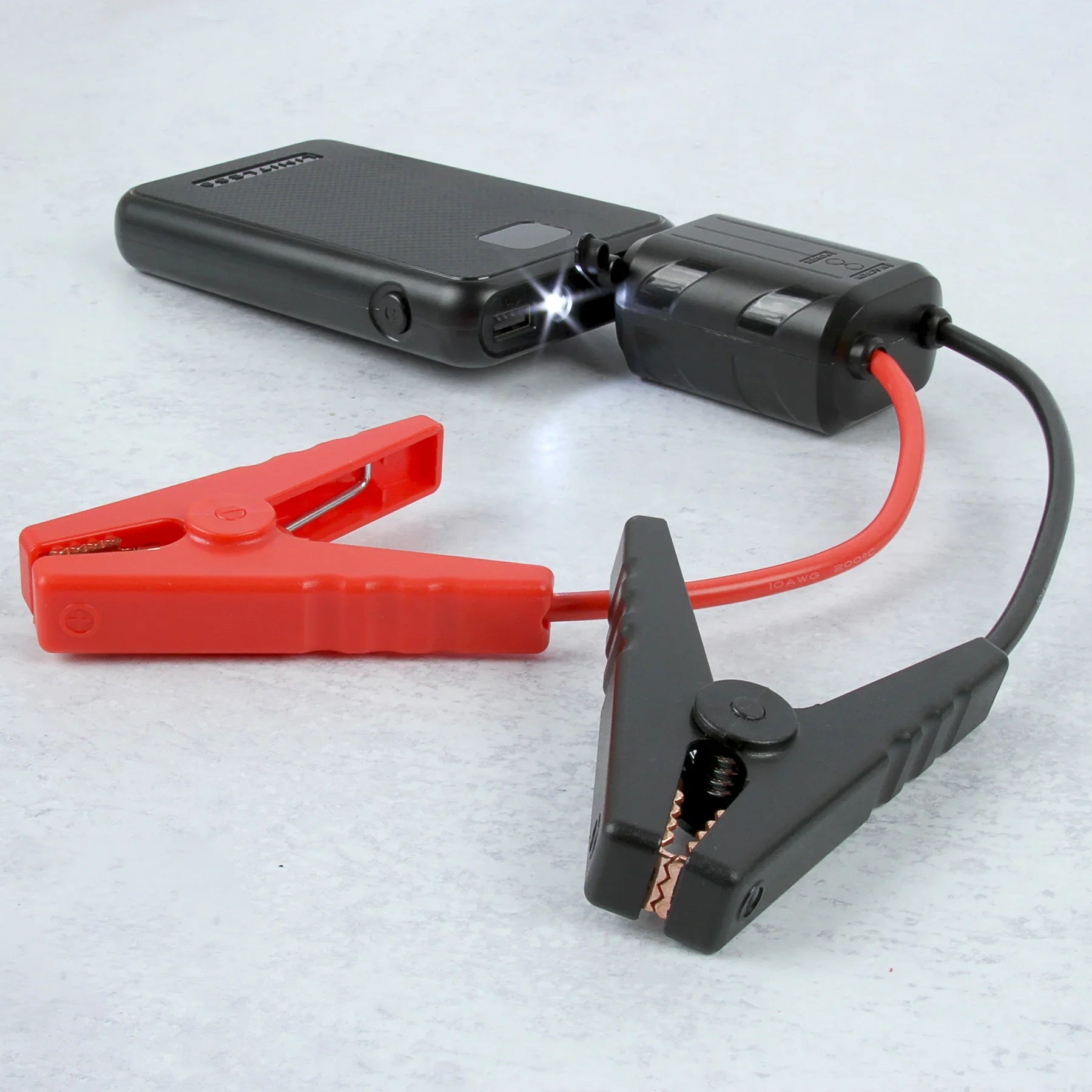 Portable Jump Starter, Power Bank & Flashlight